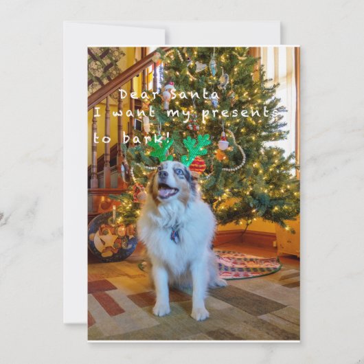 Beste kerstman feestdagenkaart (Voorkant)