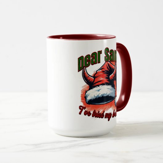 Beste Kerstman Grappige Kerst Mok (Voorkant rechts)