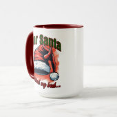 Beste Kerstman Grappige Kerst Mok (Voorkant links)