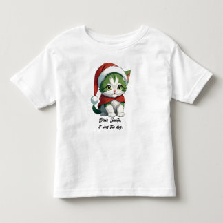 Beste kerstman, het was de hond kinder shirts