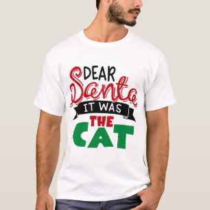 Beste Kerstman Het Was De Kat T-shirt