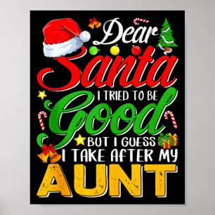 Beste Kerstman, ik heb geprobeerd goed te zijn, ma Poster