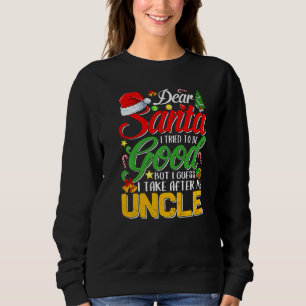 Beste kerstman, ik heb geprobeerd goed te zijn, ma trui