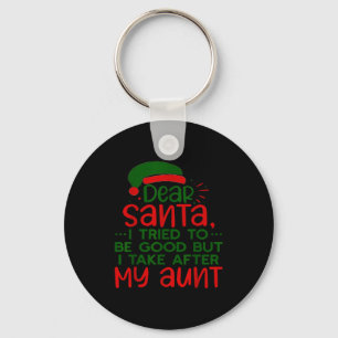 Beste Kerstman ik heb geprobeerd goed te zijn maar Sleutelhanger