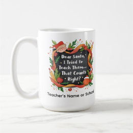 Beste Kerstman, ik heb geprobeerd ze te leren… Cad Koffiemok