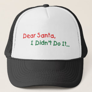 Beste Kerstman, ik heb het niet gedaan - Grappige Trucker Pet