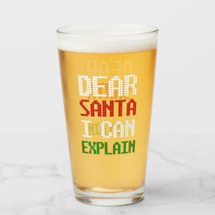 Beste kerstman, ik kan de schimmelbrief aan de ker glas