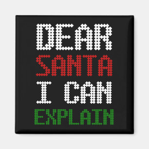 Beste kerstman, ik kan de schimmelbrief aan de ker magneet