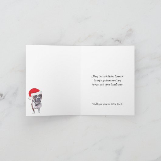 Beste kerstman, ik kan het uitleggen feestdagen kaart (Binnen)