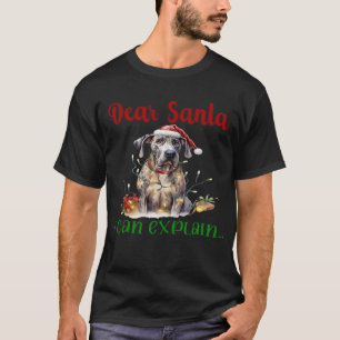 Beste Kerstman ik kan het uitleggen Great Dane Ess T-shirt
