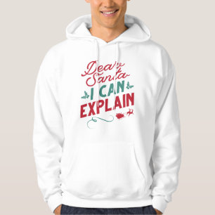 Beste kerstman, ik kan het uitleggen hoodie
