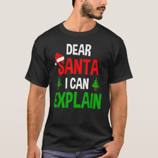 Beste kerstman, ik kan het uitleggen t-shirt