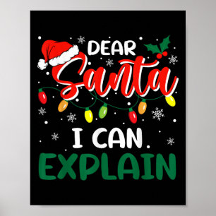 Beste Kerstman Ik Kan Kerstmis Uitleggen Familie M Poster