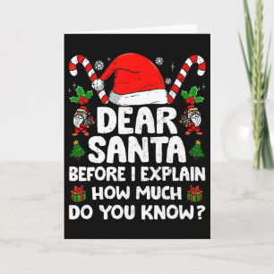 Beste Kerstman Ik Kan Uitleggen Funny Christmas Xm Kaart