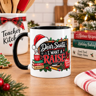 Beste Kerstman Ik Wil Een Verhoging Kerstmis Onder Mok