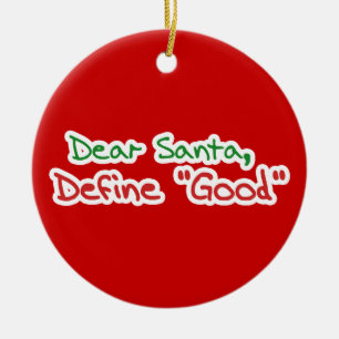 Beste kerstman keramisch ornament