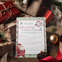 Beste kerstman | Kinder persoonlijke brief aan de 