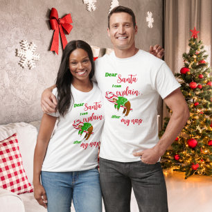 Beste Kerstman Luiaard Kerstslap Op Suikerstok T-shirt