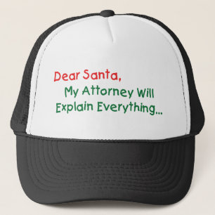 Beste Kerstman Mijn Advocaat Zal Het Uitleggen - G Trucker Pet