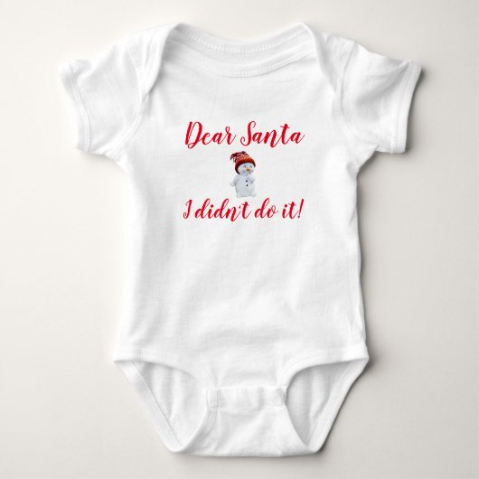 Beste kerstman romper (Voorkant)