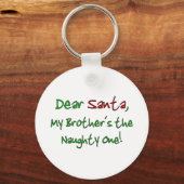Beste kerstman sleutelhanger (Voorkant)