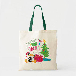 Beste kerstman tote bag