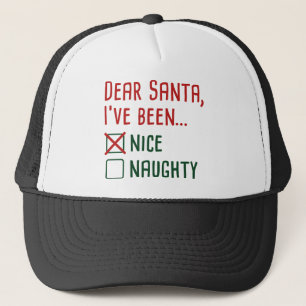 Beste kerstman trucker pet