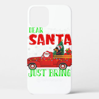 Beste kerstman van Santa Doberman Dog iPhone 12 Hoesje
