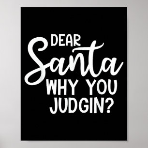 Beste Kerstman Waarom Oordeel Je over Kerst Famili Poster