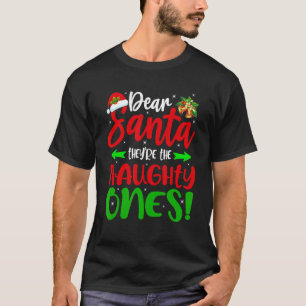 Beste Kerstman Ze zijn de stoute Ones Christmas Ki T-shirt