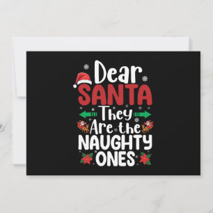 Beste Kerstman Ze zijn Stoute Eén Kerstmis Matchin Kaart