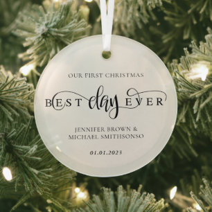 Beste kerstscript ooit glas ornament