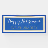 Beste keuze!Fijne uittredingsbanner/diverse kleure Spandoek (Horizontaal)