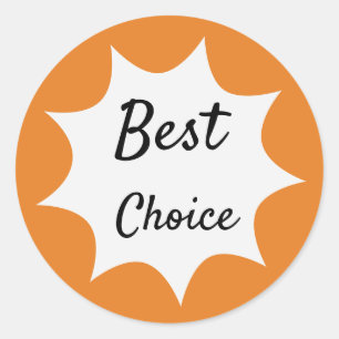 Beste keuze voor speciale acties ronde sticker