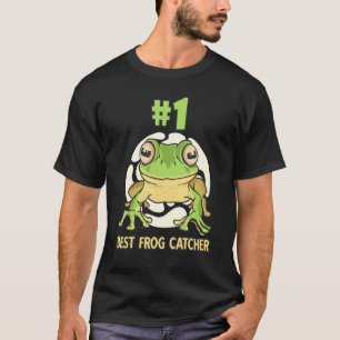 Beste Kikker Vanger Nummer Een Kikker Ontwerp T-shirt