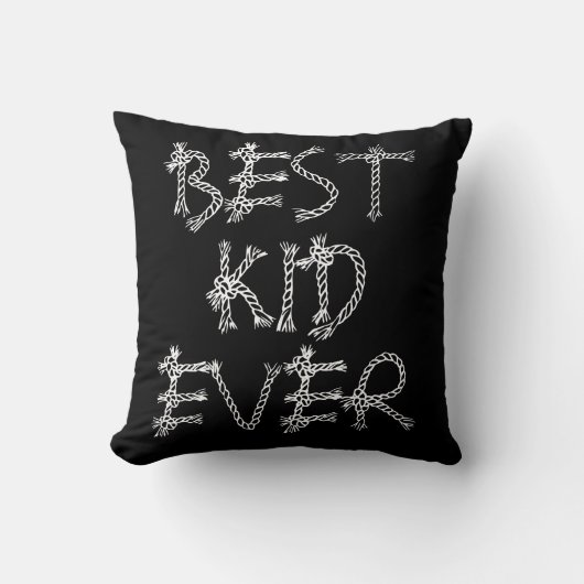Beste Kind altijd zwart-wit kinder kamer Kussen (Voorkant)