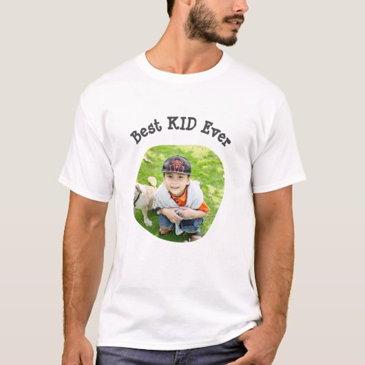 Beste KIND ooit uploadt je foto uit je vierkante f T-shirt (Voorkant)