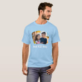 Beste KIND ooit uploadt uw horizontale familiefoto T-shirt (Voorkant volledig)