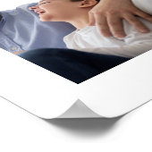 Beste Kinder foto van papa ooit afdrukken Poster (Hoek)