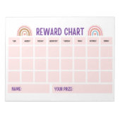 Beste kinderen Student beloning grafieken Notitieblok (Voorkant)