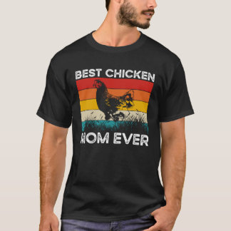 Beste kip mam ooit kip eigenaar kip mama t-shirt