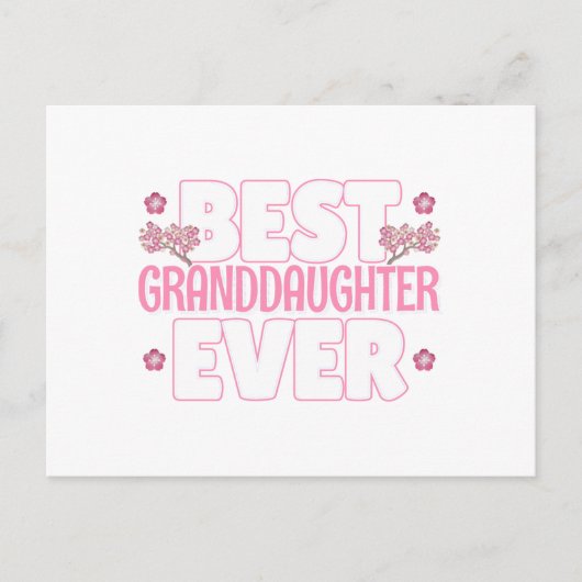 Beste kleindochter ooit - Cherry Blossoms Briefkaart (Voorkant)