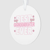 Beste kleindochter ooit - Cherry Blossoms Ornament (voorkant)