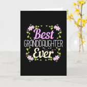 Beste kleindochter ooit - Floral Kaart (Gele Bloem)