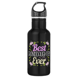 Beste kleindochter ooit - Floral Waterfles