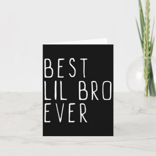 Beste kleine broer ooit Cool kleine broer Kaart