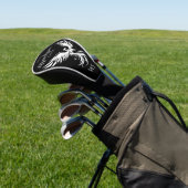 Beste Kleinzoon Phoenix Monogram Initiaal Zwart Wi Golfheadcover (Insitu)