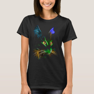 Beste kleurrijke kat ontwerp, voor kattenliefhebbe t-shirt