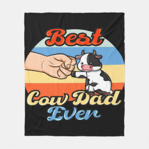 Beste Koe, pap ooit Funny dad gift Fleece Deken