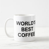 Beste koffie ter wereld koffiemok (Links)